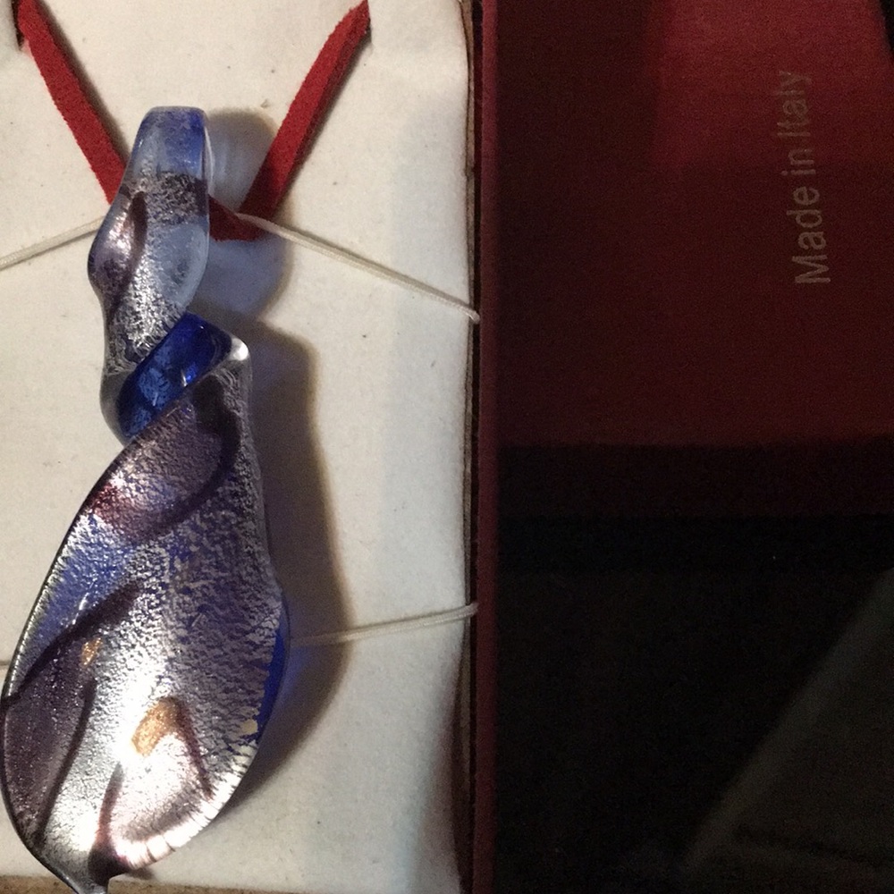 Italian Dichroic glass pendant